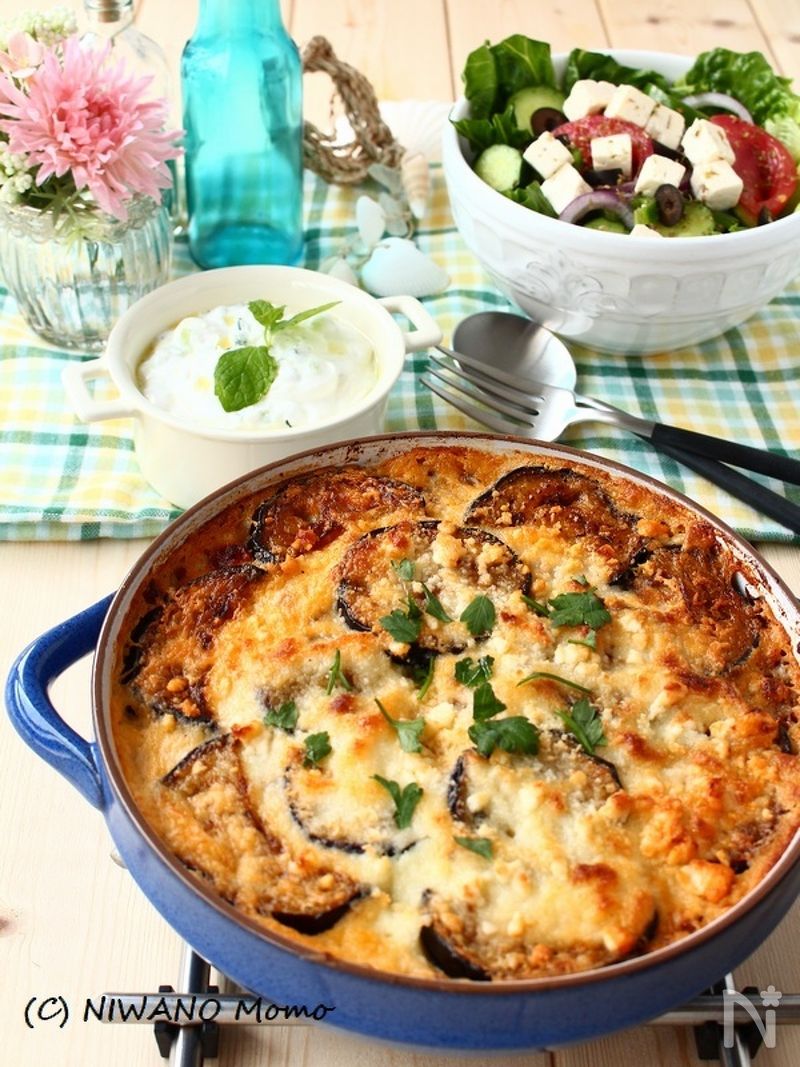 ムサカ （ギリシャ風 なすとミートソースのグラタン） by 庭乃桃 【Nadia ナディア】レシピサイト