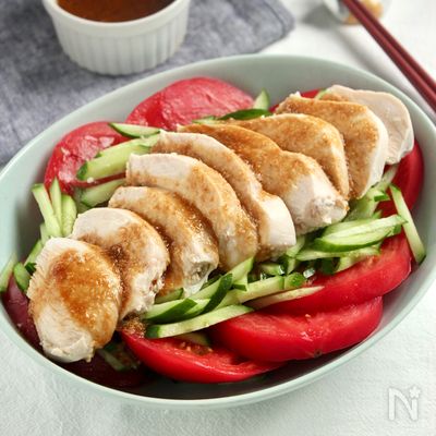 しっとり鶏むね肉の棒棒鶏