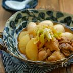 簡単！ほっこり！＊鶏肉と大根と卵の煮物＊めんつゆで簡単！
