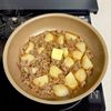 ほくほくおいしい♩里芋と牛肉の甘辛バター炒めの工程3