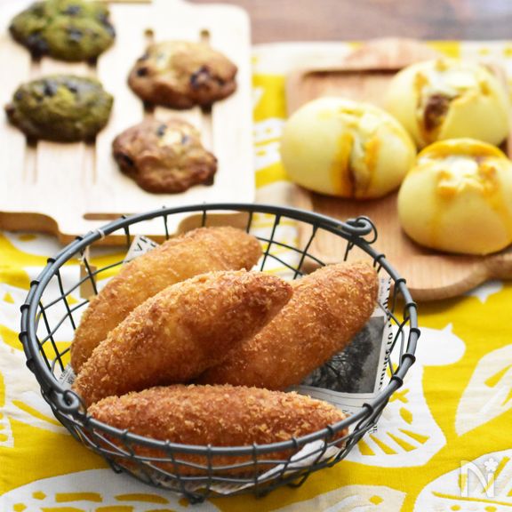 サクサク衣の基本のカレーパン（ミートパン）