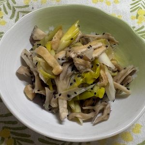 チョビの助の作ってみた!投稿(【舞茸と油揚げとネギの甘旨レンチン蒸し】ちょっと甘めが美味♡)