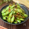 【えだまめのバターペペロン炒め】大人のやみつきおつまみ
