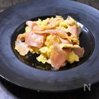 満足感たっぷり♪ハム玉炒め