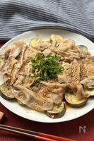 【レンジで5分】豚肉となすの大葉のせ旨ダレ