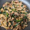 1154231の作ってみた!投稿(ワンパン10分！【豚こま肉とにらの旨ダレ炒め】ご飯すすむ♩)