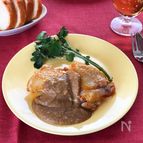 コーヒーが隠し味♪マロンソースのチキンソテー
