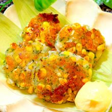【コーンの季節到来!!】とうもろこしのはんぺん焼き