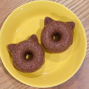 ミルクの作ってみた!投稿(米粉で作る♪ココア焼きドーナツ☆)