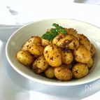 新じゃがいもの粒マスタードバター煮