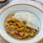【米粉ルーの簡単チキンカレー】バターや小麦粉なしで美味しい♡