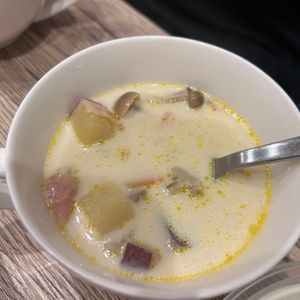 ゆずこの作ってみた!投稿(ほっくり温まる！さつまいものチャウダー風スープ)