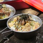 揚げ麩の卵とじ丼
