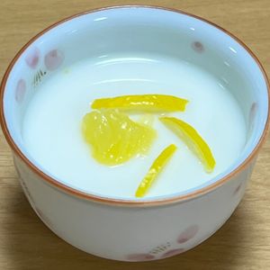 キャピタンの作ってみた!投稿(つるるん☆玄米甘酒プリン柚子風味)