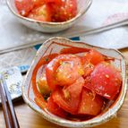 切って和えるだけチョレギ風トマト！『韓国風トマトサラダ』