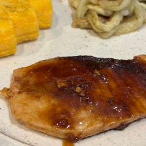 あなぼんごはんの作ってみた!投稿(漬け込みいらず〜メカジキの生姜焼き〜)