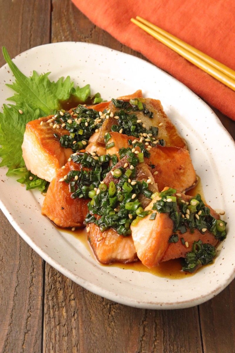 ムニエル様 オイポンねぎだれがまろやか♪鮭の和風ムニエル | レシピサイトNadia