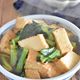 小松菜と厚揚げ豆腐のガーリック煮【作り置き】