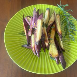 こむぎの作ってみた!投稿(【さつまいものオーブン焼き】爽やか＆スパイシー♪おつまみにも)