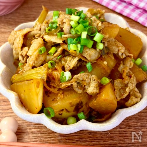 ごはんすすむ! 豚キム大根のオイスター炒め【作りおきにも◎】