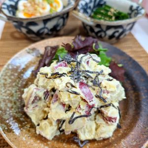 ふゆの作ってみた!投稿(【さつまいもの塩こんぶポテサラ】シンプルなのにやみつき！)