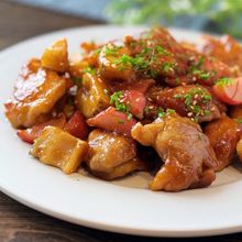 鶏とレンコンのあまから炒め【育ちざかりが大絶賛♡】