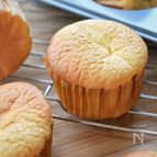 ふわっふわ♪口溶け最高♪基本のシフォンカップケーキ♪