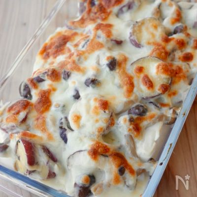 【豆腐とさつま芋のグラタン】たんぱく質がとれるヘルシーおかず