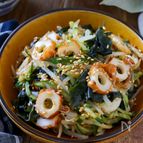 【きゅうりともやしと竹輪の中華ナムル】残り野菜で節約♪