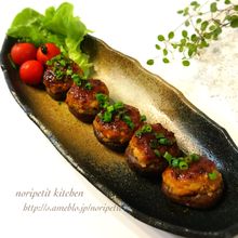 簡単♡おいし〜い♡しいたけの肉詰め