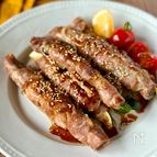 ご飯にもビールにも合う！ズッキーニの肉巻き　旨だれグリル