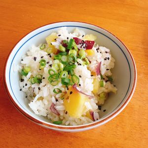 haru_2020の作ってみた!投稿(ほっくほく！もち米でおこわ風♪さつまいもご飯)
