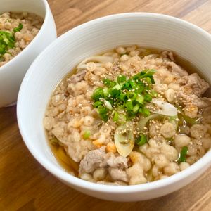 ゆかりの作ってみた!投稿(【豚肉とネギのピリ辛うどん】体ぽかぽか♪ピリ辛やみつき！)