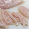 鶏むね肉とパプリカのマヨ・カレー炒めの工程1
