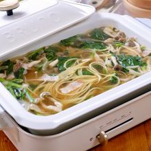 優しい味わい『ベーコンとほうれん草のワンポットパスタ』