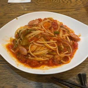 1392226の作ってみた!投稿(フライパン1つで別ゆで不要！旨み爆発【シンプルトマトパスタ】)