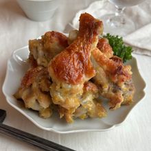 【油なしなのにカリカリ！】手羽元のノンオイルスパイシー唐揚げ