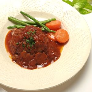 とのちゃまの作ってみた!投稿(肉汁じゅわ〜♡デミグラスソースハンバーグ)