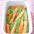 さつまあげ・絹さや・にんじんの甘炒り煮　作り置きレシピ　激旨