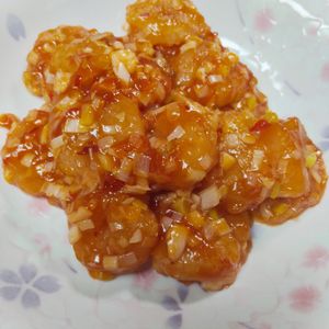 もんぶらん°・*:.。.☆の作ってみた!投稿(冷凍むきえびでつくる！お手軽エビチリ)