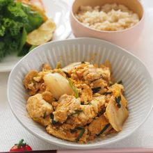 【腸活もダイエットも】豆腐キムチャンプルー