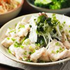 鶏むね肉水晶の刺身風　、　筋トレ食！！ 