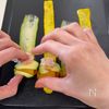 〖ズッキーニとベーコンのカラフルピンチョス〗簡単おしゃれ♪の工程3