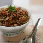 お肉少なめ！ごぼうたーっぷり根菜そぼろ
