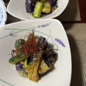 Hikeyの作ってみた!投稿(茄子ときゅうりの中華和え)