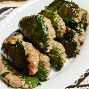 viviの作ってみた!投稿(包まない！混ぜて焼くだけ「なすの大葉餃子」)