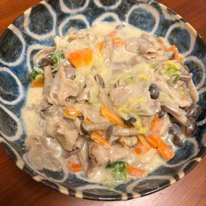 1394284の作ってみた!投稿(チーズで濃厚！白菜のクリーム煮)