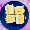 ちひろの作ってみた!投稿(【ずぼら喫茶の厚焼き玉子サンド】タッパーでレンチンするだけ)