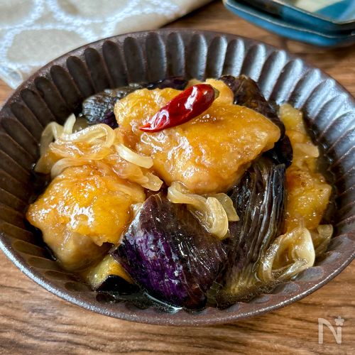 材料3つ！鶏肉となすの南蛮漬け