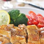 鶏肉のソテー、レモンしょうゆ